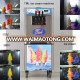 48L commercial 3 flavors new italian TML soft serve ice cream machine