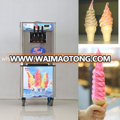 3 Nozzles Small Soft Healthy Ice Cream Machine Frozen yogurt machine TML 342