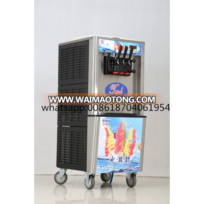 CE Certificate Approved Italy Compressor Air Pump TML Soft Serve Ice Cream Machine